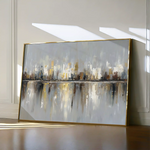 Abstract 1472 Canvas Art 60 x 40 cm / Black