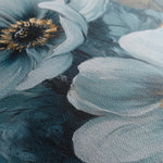 Floral 1474 Canvas Art 60 x 40 cm / Black