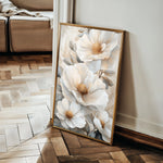Floral 1476 Canvas Art 60 x 40 cm / Black
