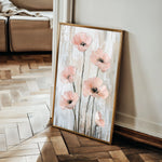 Floral 1477 Canvas Art 60 x 40 cm / Black