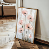 Floral 1477 Canvas Art 60 x 40 cm / Black