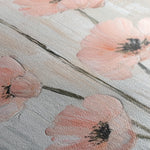 Floral 1477 Canvas Art 60 x 40 cm / Black