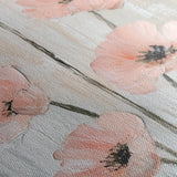 Floral 1477 Canvas Art 60 x 40 cm / Black