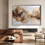 Abstract 1479 Canvas Art 60 x 40 cm / Black