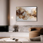 Abstract 1479 Canvas Art 60 x 40 cm / Black