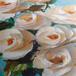 Floral 1479 Canvas Art 60 x 40 cm / Black