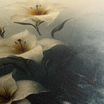 Floral 148 Canvas Art 60 x 40 cm / Black