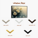 Floral 148 Canvas Art 60 x 40 cm / Black
