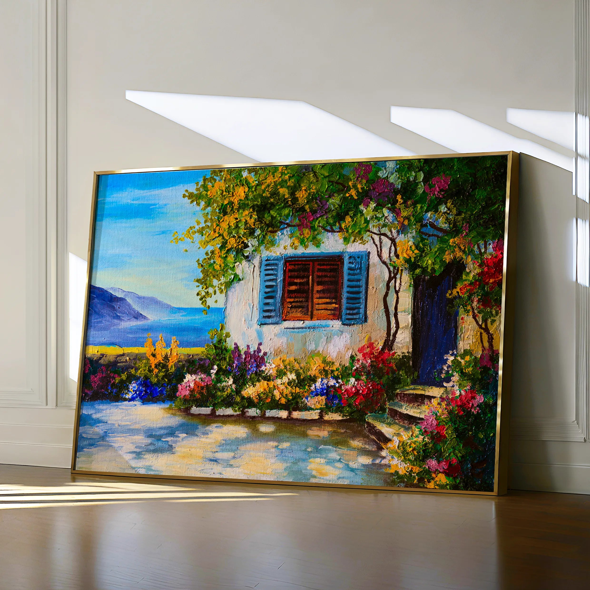 Landscape 148 Canvas Art 60 x 40 cm / Black