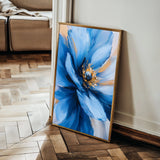 Floral 1480 Canvas Art 60 x 40 cm / Black