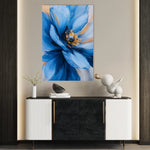 Floral 1480 Canvas Art 60 x 40 cm / Black