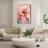 Floral 1481 Canvas Art 60 x 40 cm / Black