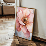 Floral 1481 Canvas Art 60 x 40 cm / Black