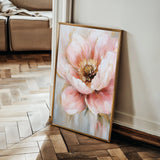 Floral 1482 Canvas Art 60 x 40 cm / Black