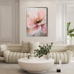 Floral 1483 Canvas Art 60 x 40 cm / Black