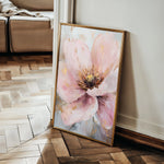 Floral 1483 Canvas Art 60 x 40 cm / Black