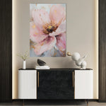Floral 1483 Canvas Art 60 x 40 cm / Black