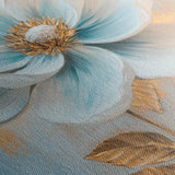 Floral 1484 Canvas Art 60 x 40 cm / Black