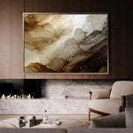 Abstract 1485 Canvas Art 60 x 40 cm / Black
