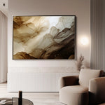 Abstract 1485 Canvas Art 60 x 40 cm / Black
