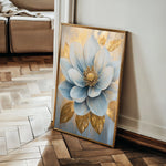 Floral 1485 Canvas Art 60 x 40 cm / Black