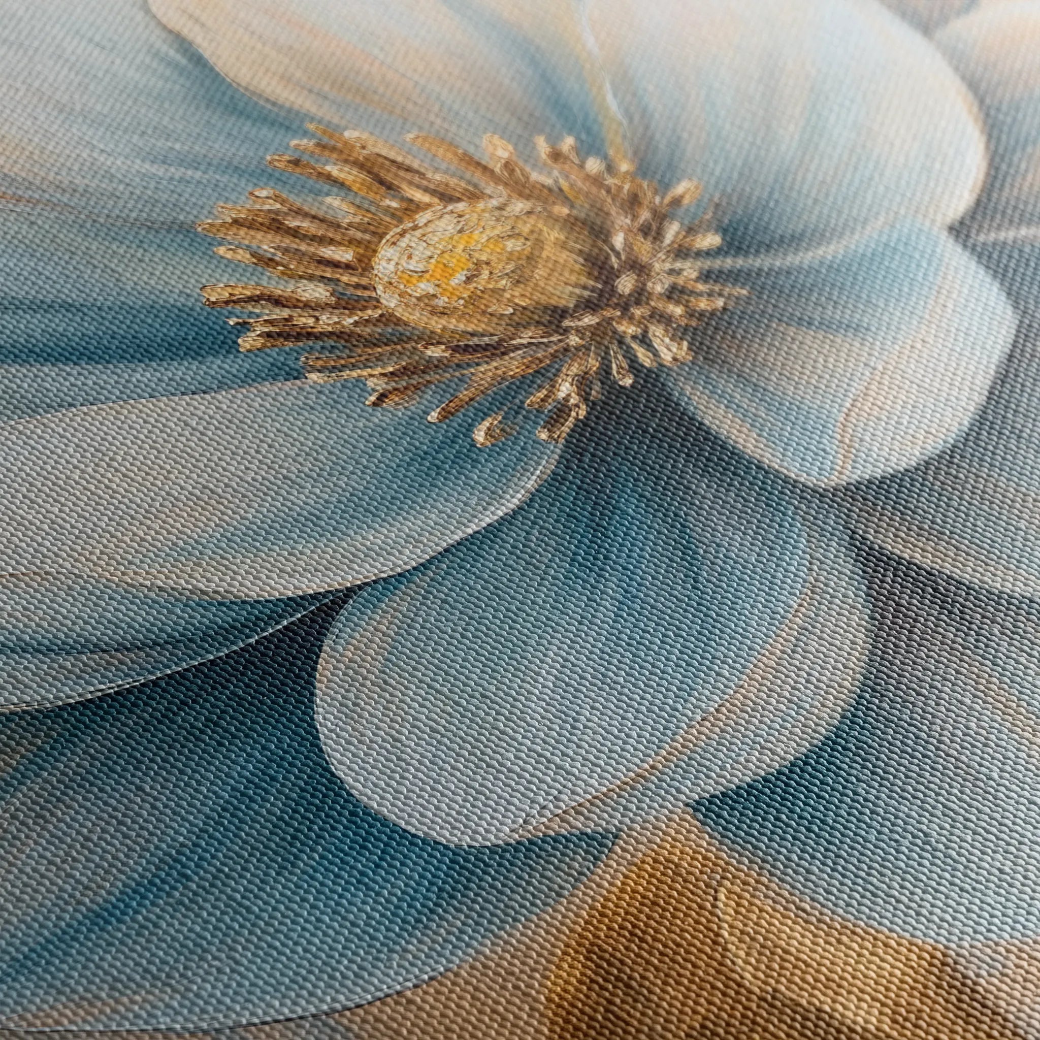 Floral 1485 Canvas Art 60 x 40 cm / Black