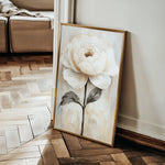 Floral 1486 Canvas Art 60 x 40 cm / Black