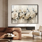Floral 149 Canvas Art 60 x 40 cm / Black