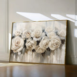 Floral 149 Canvas Art 60 x 40 cm / Black