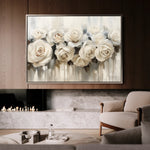 Floral 149 Canvas Art 60 x 40 cm / Black