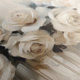 Floral 149 Canvas Art 60 x 40 cm / Black