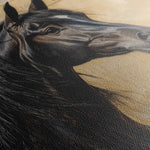 Horses 149 Canvas Art 60 x 40 cm / Black
