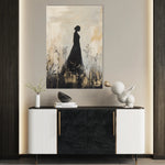 Portrait 149 Canvas Art 60 x 40 cm / Black