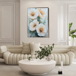Floral 1490 Canvas Art 60 x 40 cm / Black