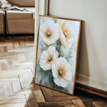 Floral 1490 Canvas Art 60 x 40 cm / Black