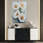Floral 1490 Canvas Art 60 x 40 cm / Black
