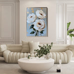 Floral 1495 Canvas Art 60 x 40 cm / Black