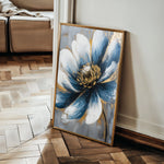 Floral 1496 Canvas Art 60 x 40 cm / Black