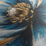 Floral 1496 Canvas Art 60 x 40 cm / Black