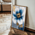 Floral 1497 Canvas Art 60 x 40 cm / Black