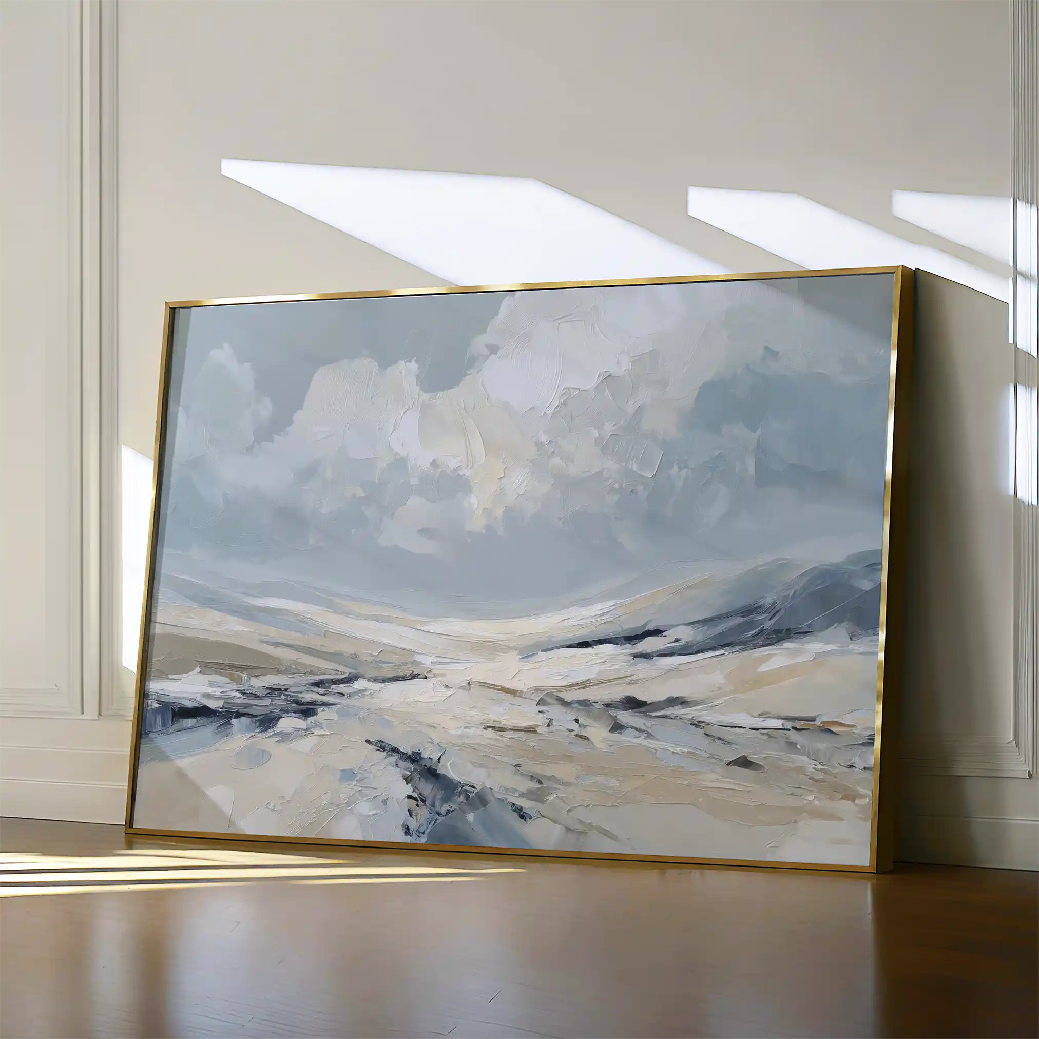 Abstract 1498 Canvas Art 60 x 40 cm / Black