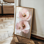 Floral 1499 Canvas Art 60 x 40 cm / Black