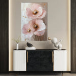 Floral 1499 Canvas Art 60 x 40 cm / Black