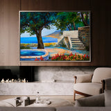 Landscape 150 Canvas Art 60 x 40 cm / Black
