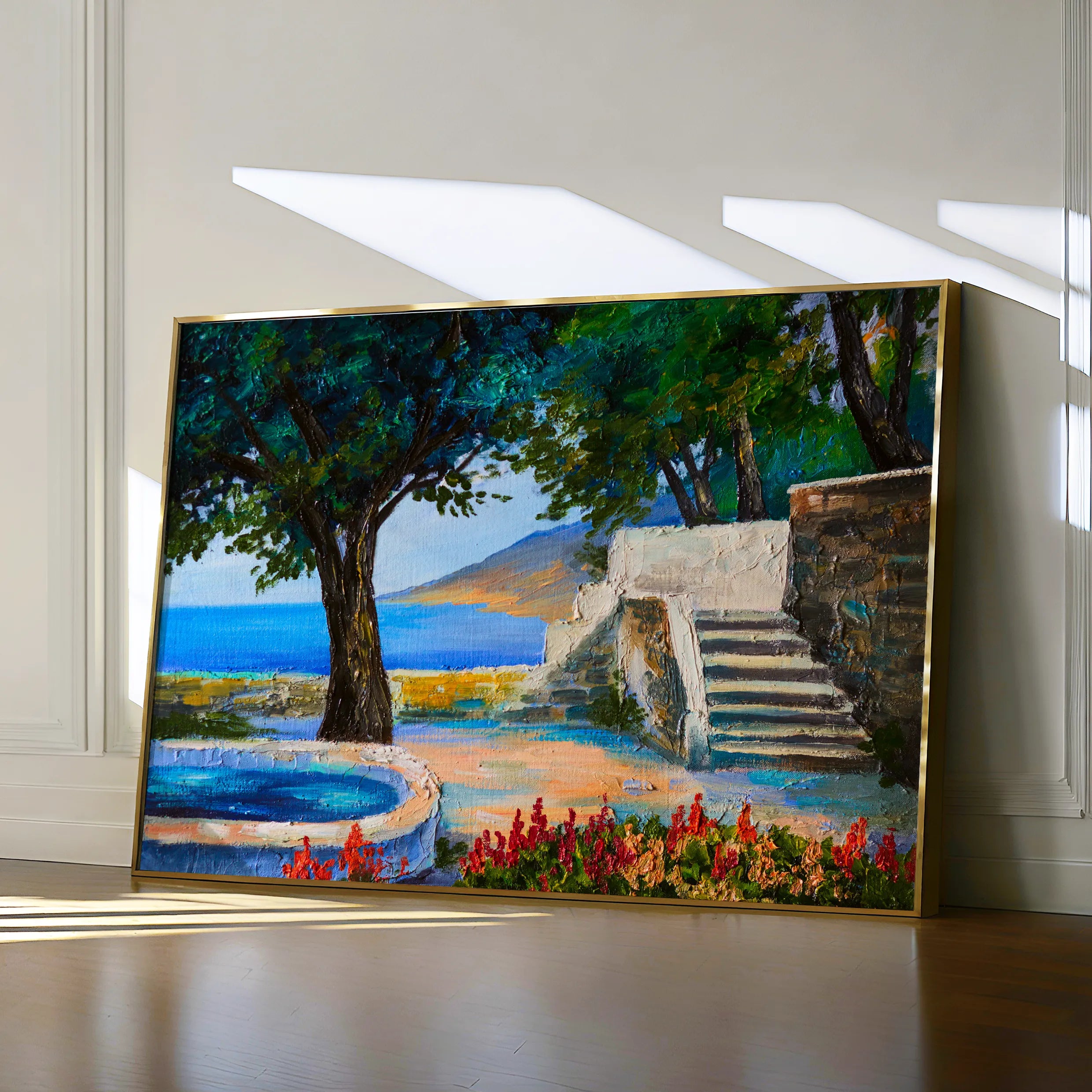 Landscape 150 Canvas Art 60 x 40 cm / Black