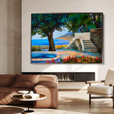 Landscape 150 Canvas Art 60 x 40 cm / Black