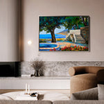 Landscape 150 Canvas Art 60 x 40 cm / Black