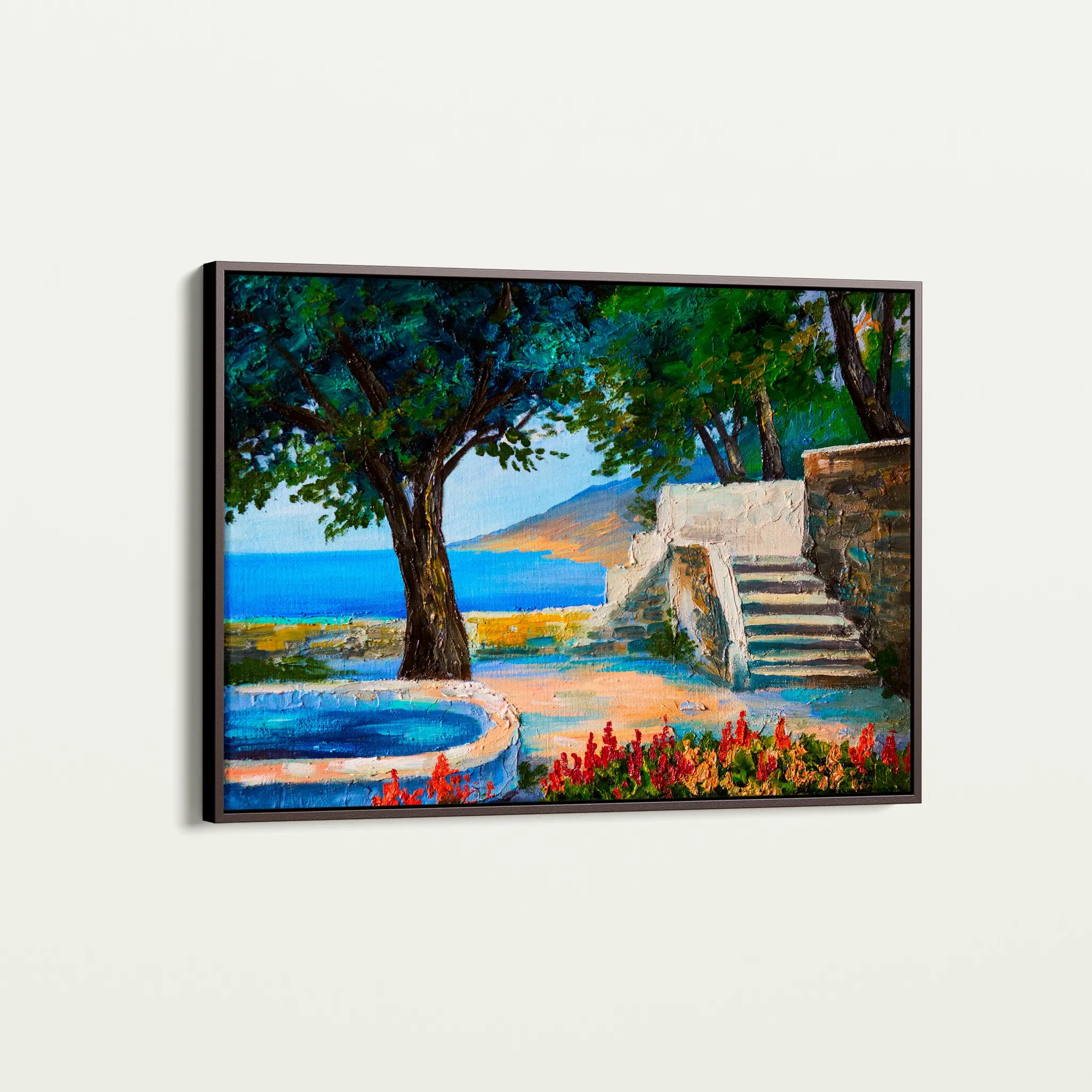 Landscape 150 Canvas Art 60 x 40 cm / Black