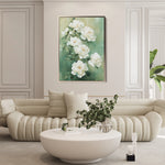 Floral 1502 Canvas Art 60 x 40 cm / Black
