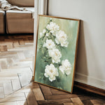 Floral 1502 Canvas Art 60 x 40 cm / Black